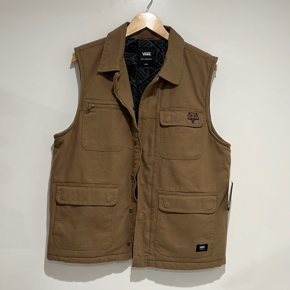 Vans x Courage Adams Drill Chore Vest NWT